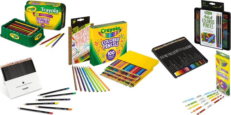 Crayola 72 Count Colored Pencils Color Escapes: What's Inside the Box