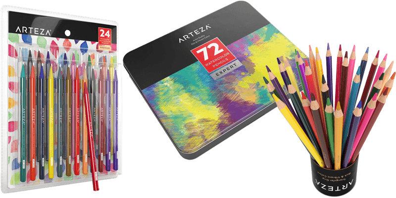 Arteza Watercolor Pencils For Artists Review Videos At Wowpencils