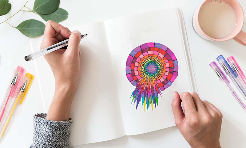 best gel pens for coloring books