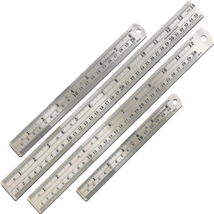 Clear Acrylic Ruler Alvin Scratch Resistant 18 inches 